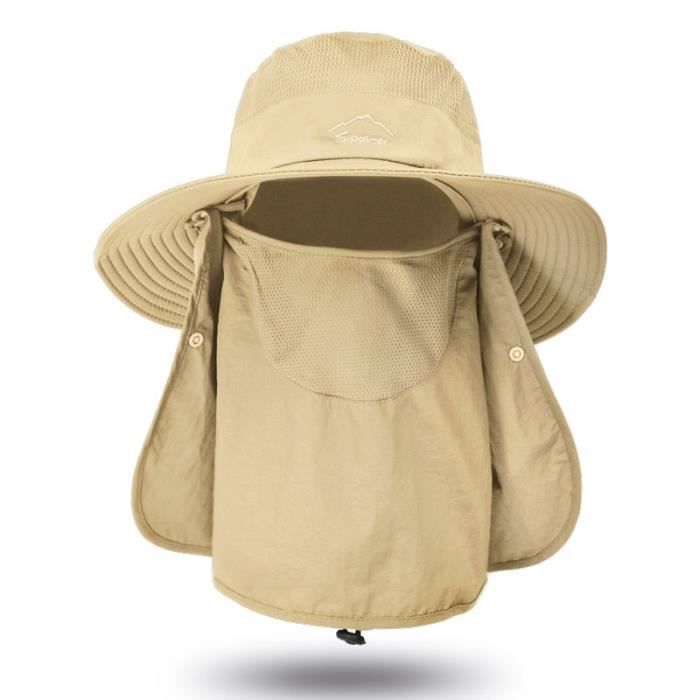 Casquette Fostex Fieldcap sable avec protection de nuque pour le trek, le désert et la randonnée