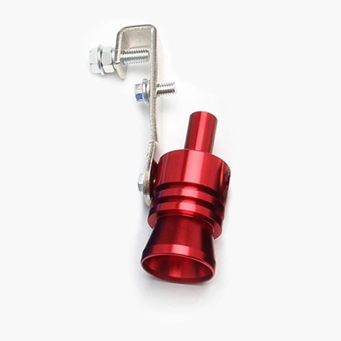 Sifflet Turbo Rouge Pour Échappement | Simulateur Son Turbo Universel | Pour Améliorer Le Son D'Échappement
