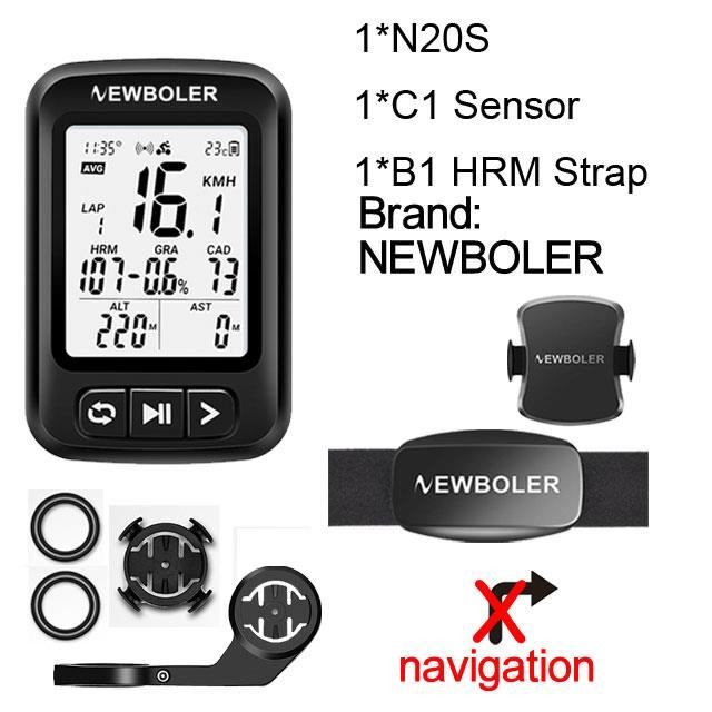 Compteur Vélo,CYCPLUS M1 GPS Vélo Ordinateur Sans Fil Vélo Compteur De