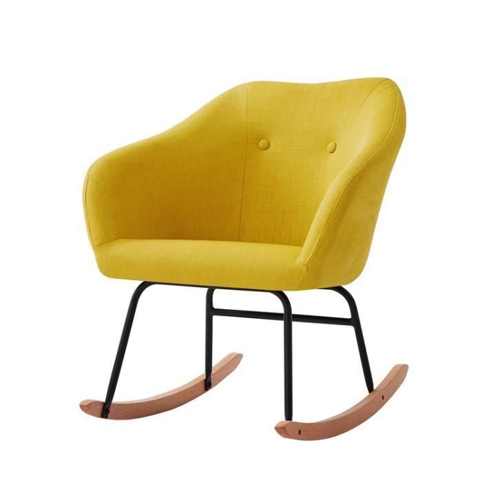 Rocking chair rose pas cher Le Mobilier