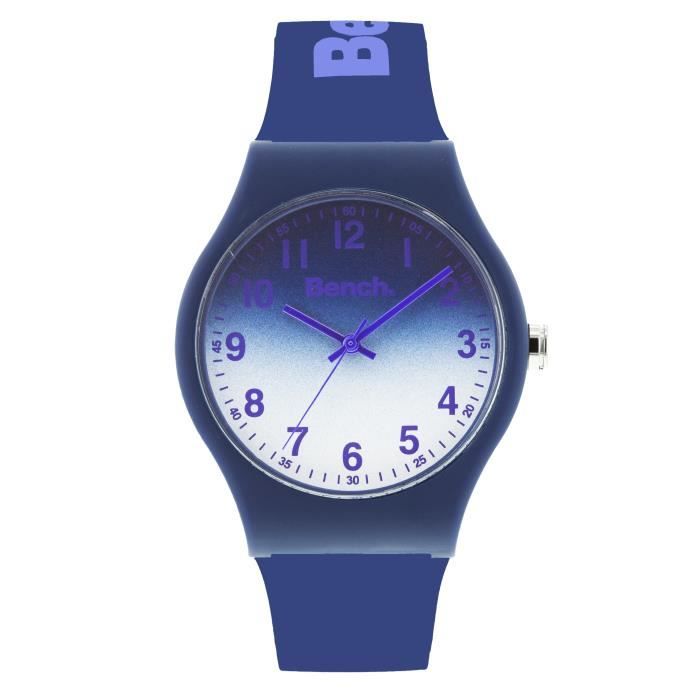Bench Montre À Bracelet En Silicone Bleu Marine Femmes , - Achat/vente ...