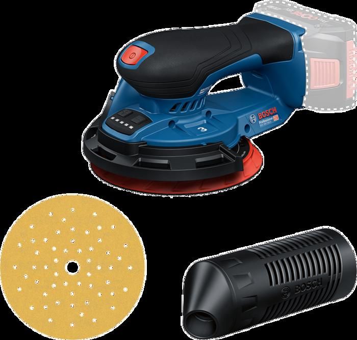 Ponceuse excentrique - BOSCH PROFESSIONAL - GEX 18V-150-3 - Sans fil - 18V - Disque abrasif inclus