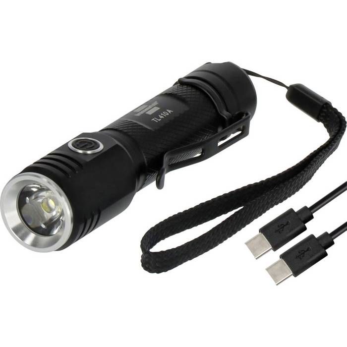 Brennenstuhl TL 410 A 1173750005 LED Lampe de poche avec interface USB à batterie 400 lm 29 h