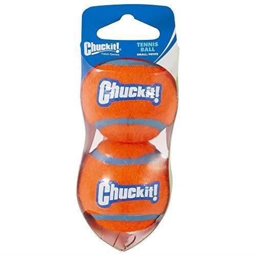 Balle de tennis pour chien - CHUCK IT - 2 pièces - 5 cm - Caoutchouc - Orange Balle de tennis pour chien - CHUCK IT - 2 pièces - 5 cm - Caoutchouc - Orange
