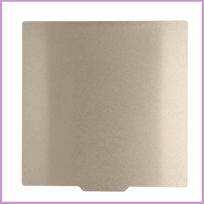 Plaque de Construction D'imprimante 3D 500x500mm, Plate-forme de Lit Chauffante Double Face PEI avec Base Magnétique
