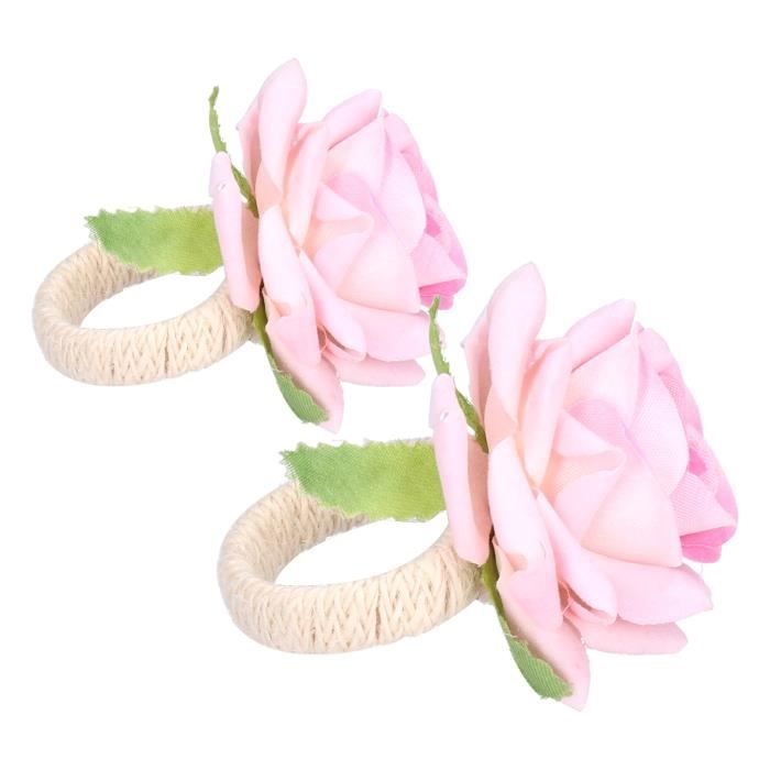 Lot De 4 Nœuds Décoratifs Fleur En Soie Pour Voiture - Pour Poignée, Rétroviseur - Couleurs Assorties - Pour Mariage, Fête, Noël