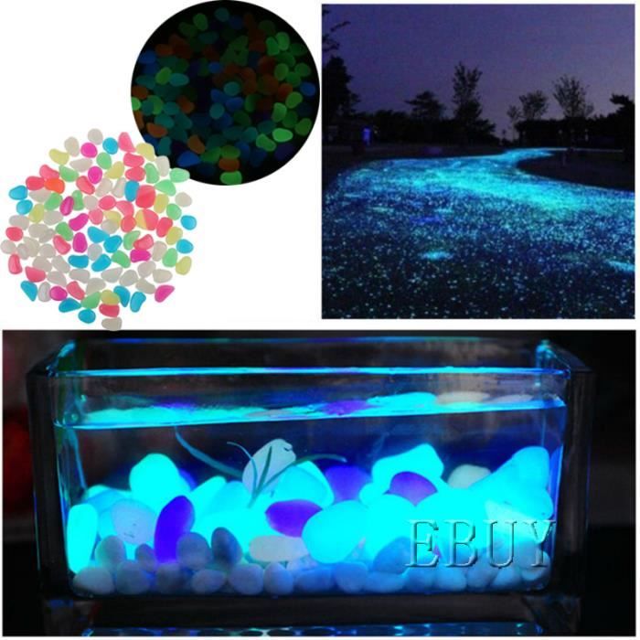300 Pièces Pierres Luineuses, Galet Luineux, Cailloux Fluorescents
