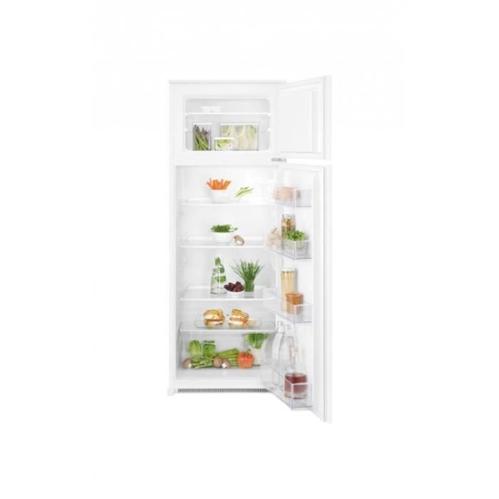Réfrigérateur 2 Portes Encastrable Electrolux - 180L + 38L - KTB1AF14SBlanc - Blanc