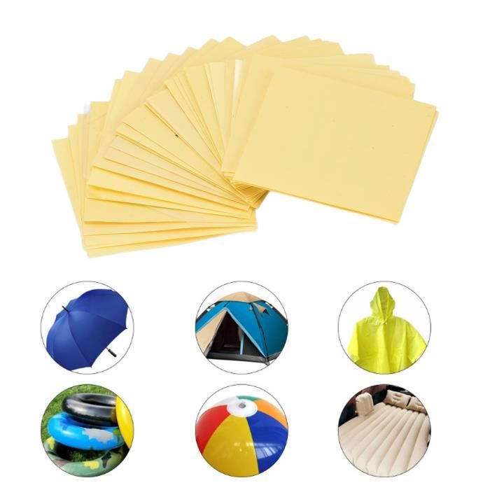 Lot De 5 Patches Adhésifs étanches Verts Pour Réparer Tente, Camping, Bâche - 200 X 76 Mm