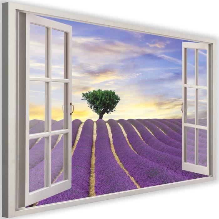 Tableau Panoramique Île Déserte – Toile HD 120x50 Cm, Déco Murale Paysage Tropical Nature & Détente