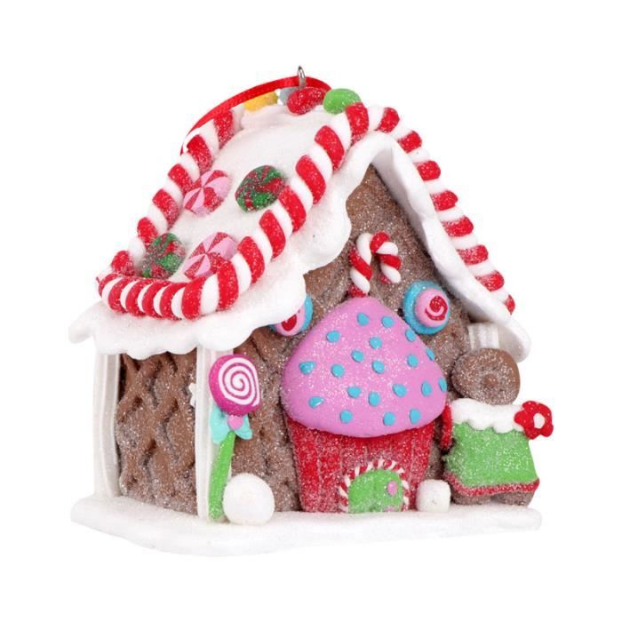 Christmas Gingerbread House Ceramic Village Candy House House Clay Perk