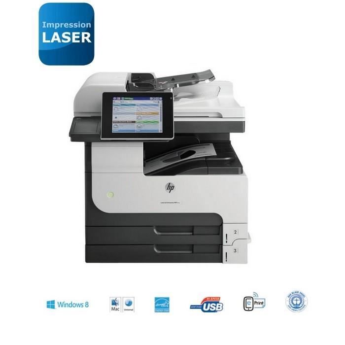 Imprimante laser monochrome HP LaserJet Ent 700 MFP M725dn – Impression recto-verso automatique – A4/A3 – 41 ppm