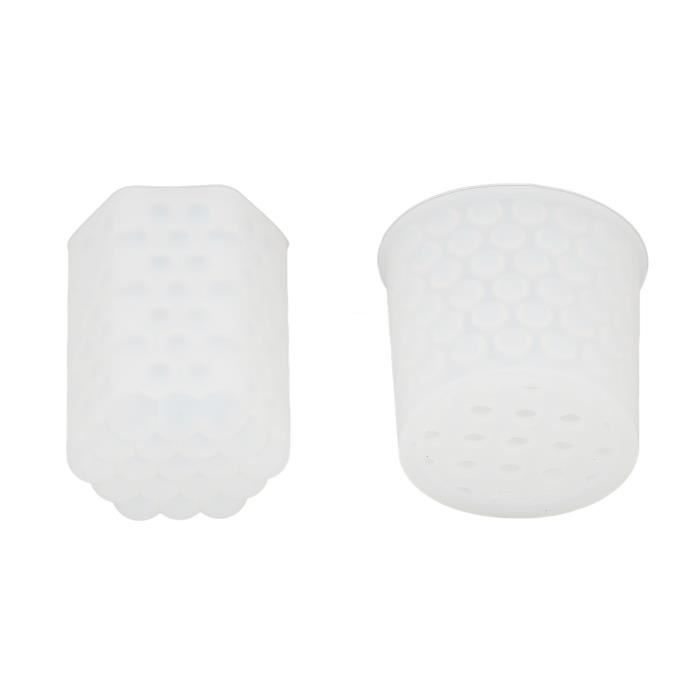 Lot De 3 Moules à Bougies Cylindriques En Silicone - Pour Bougies Piliers, Résine époxy - Taille Variée, Facile à Démouler