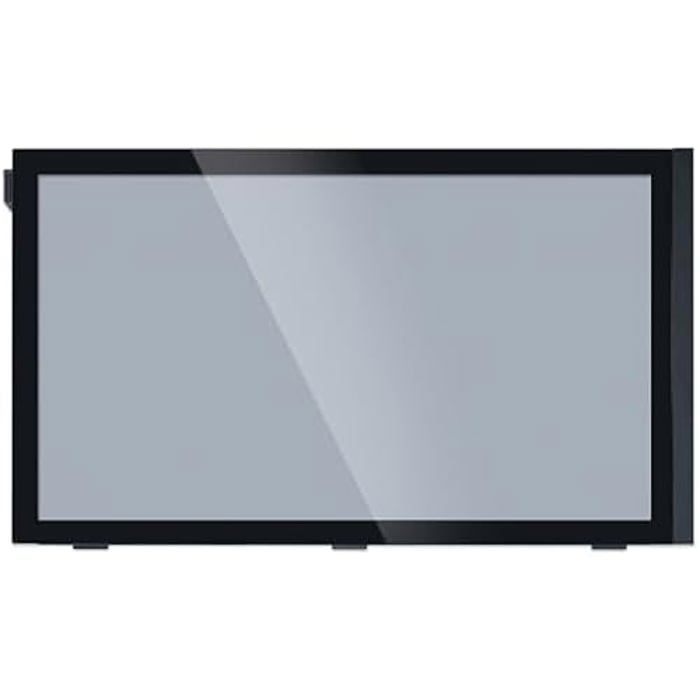 Panneau latéral en verre trempé - LIAN LI A3-2W - Noir - Résistant - Protection contre la poussière