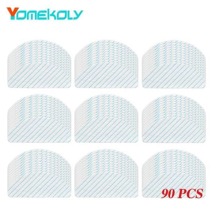 Lingettes Nettoyantes Jetables Pour Robot Aspirateur Lefant M210/M213/OKP K3 - Lot De 5 - 5