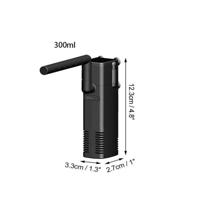 Meilleurs prix pour 300ml Petite filtration interne d'aquarium de pompe à eau de filtre de pompe à eau de filtre d'aquarium