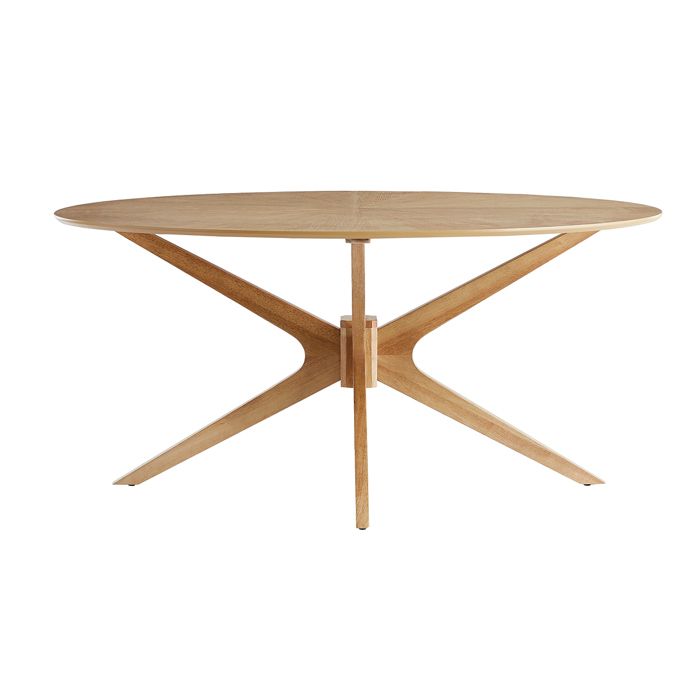 Miliboo - Table à manger design ovale chêne L160 cm DIELLI