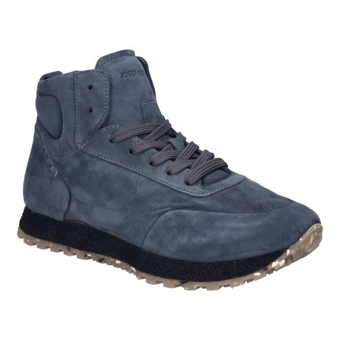 Josef Seibel Baskets pour Femmes - JOSEF SEIBEL - Adriana 02 - Cuir - Lacets - Bleu