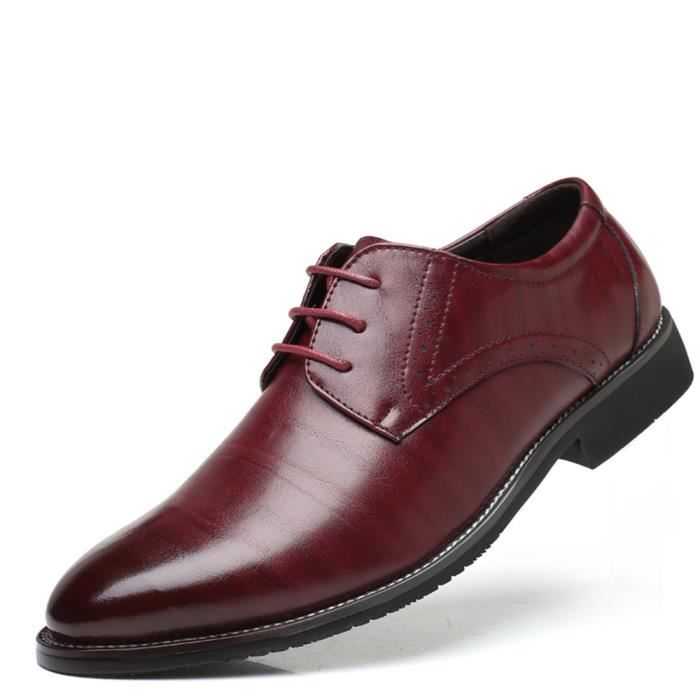 chaussure rouge vernis homme