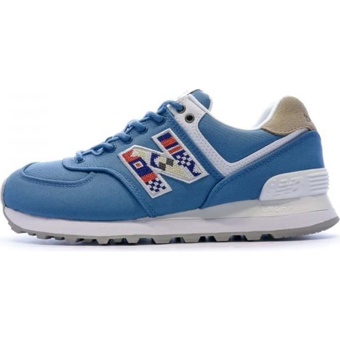Basket Bleu femme New Balance WL574 Bleu - Cdiscount Chaussures