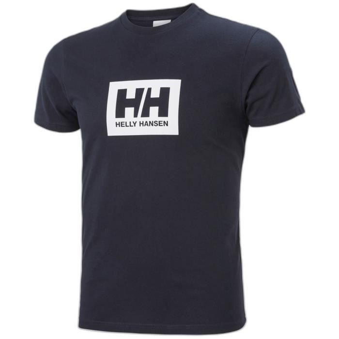 T-shirt Helly Hansen box t - navy - M