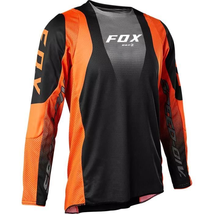 FOX Maillot VTT Enfants - Defend - noir