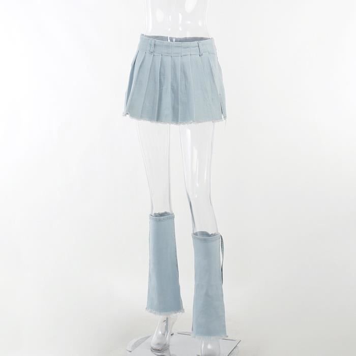 Mini jupe - Y2K jupe en Denim taille basse - FRCD1 1 - Prêt-à