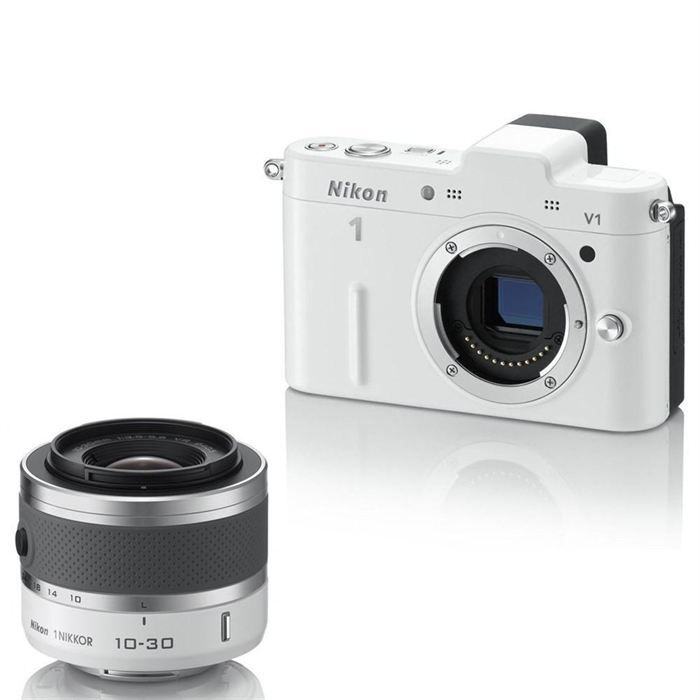 NIKON 1 V1 BLANC + 10-30mm