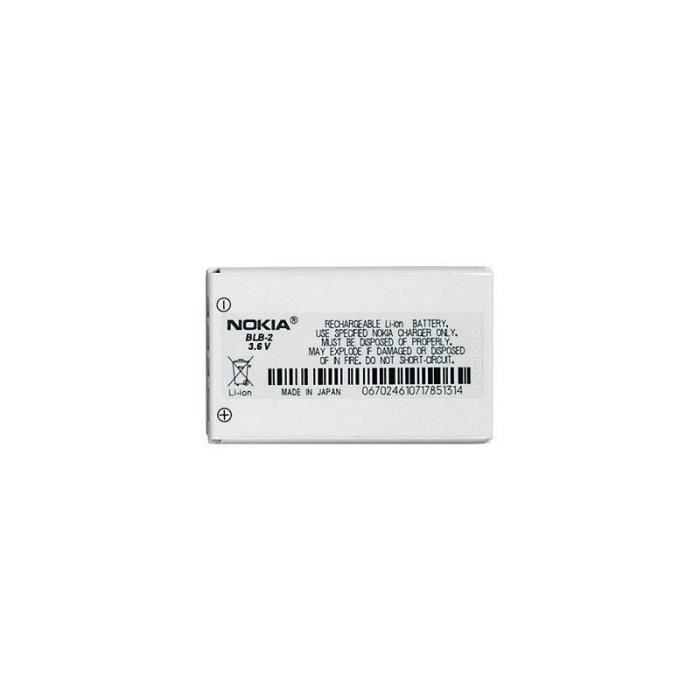 Batterie d'Origine Nokia BLB 2 pour 361052106500651076508210825082808310885088908910/