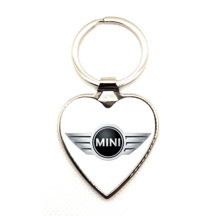 Porte-clés Lovely en métal argenté - Mini Cooper - Cdiscount