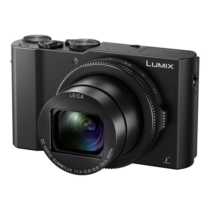 Panasonic Lumix DMC-LX10 - Appareil photo numérique - compact - 20.1 MP - 4K - 30 pi-s - 3x zoom optique - Leica - Wi-Fi - noir