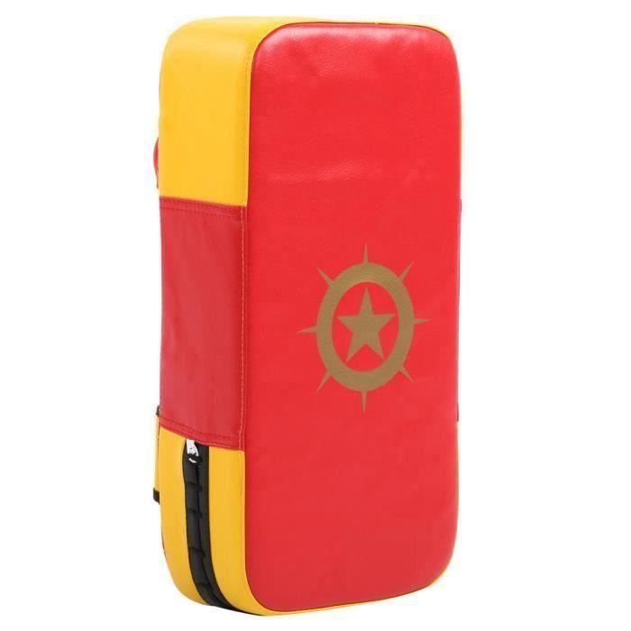 Kicking Pad - KIMISS - Cible Entraînement Taekwondo - Cuir PU - Rouge