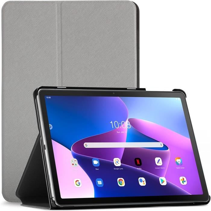 Coque Silicone TPU + Verre Trempé Pour Lenovo Tab K11 Plus 11.45" - Noir