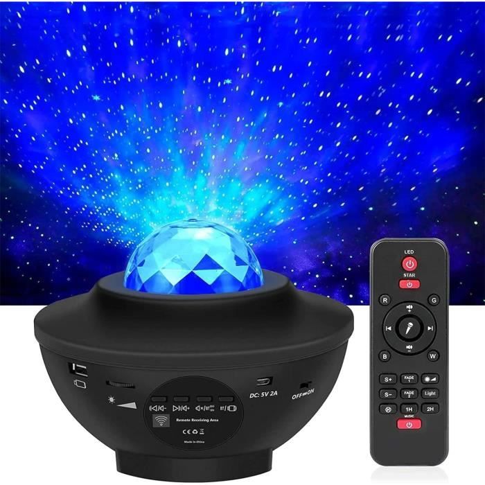 Projecteur LED D'étoiles, De Galaxie, De Musique, USB, Avec Haut-parleur Bluetooth, Pour Fête De Mariage