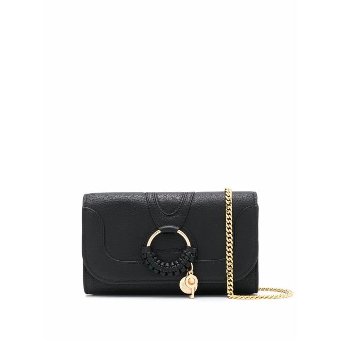 SEE BY CHLO FEMME CHS20SP912305001 NOIR CUIR PORTEFEUILLE