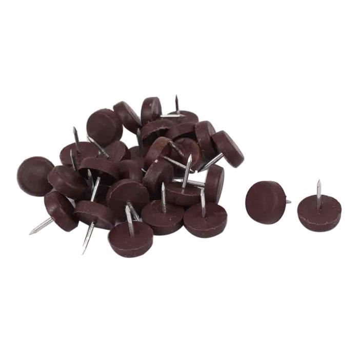 PIED DE MEUBLE,8pcs Diameter 22mm--Patins de protection de sol pour