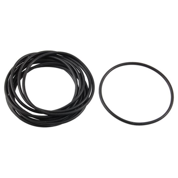 Sourcingmap/® 50/ pcs Noir 40/ x 2/ mm Industriel Flexible en Caoutchouc O Ring Huile d/étanch/éit/é /œillets