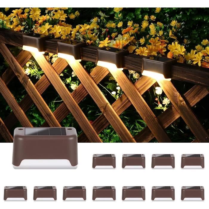 Lanternes Solaires Extérieur Bawoo - Lot De 2 | 30 Cm, Blanc Chaud | Étanches IP65