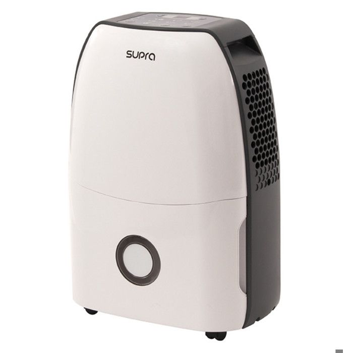 Déshumidificateur Supra DU162 Eco pour température de 5°C à 35°C, niveau sonore de 52dB(a