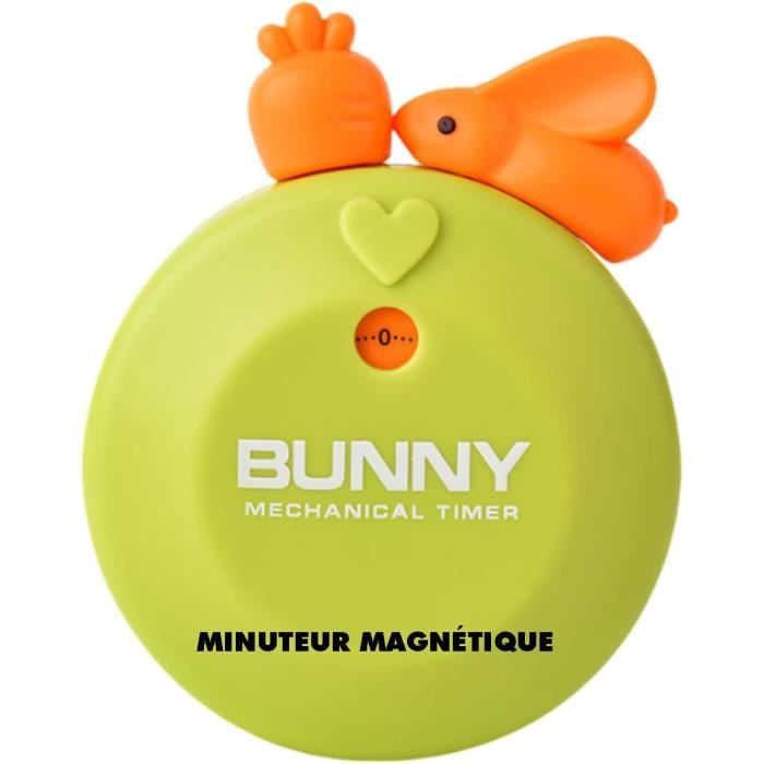 Yunbaoit Minuteur Visuel Analogique Silencieux Bleu - Compte à Rebours Pour Enfants, Études Et Cuisine