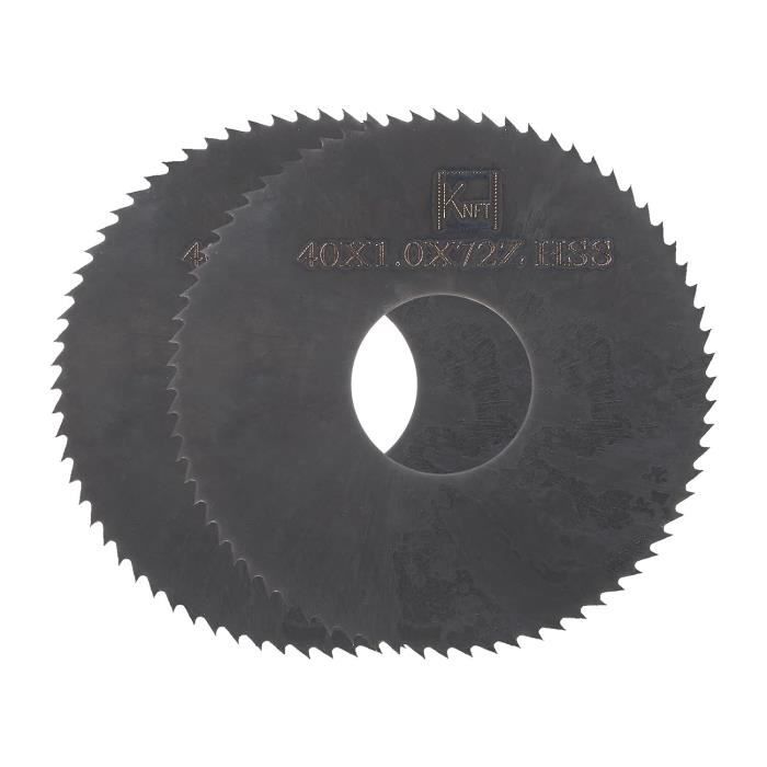 Lame Scie Circulaire Uxcell – 80mm, 72 Dents, HSS Nitruré – Fraise – Neuf