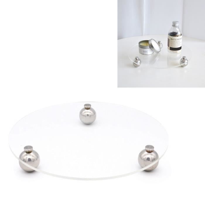 PENGXIANG Plateau Plateau Ovale En Acier Inoxydable 23X9.5x1cm Plateau De Service En Métal Multicolore Pour L'Aromathérapie Alimentaire Bougie Outil Salle De Bain Cuisine (Noir