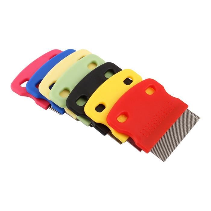 Meilleurs prix pour Vvikizy Peigne Anti-Puces Chien Chat Acier Inoxydable Brosse pour Animaux de Compagnie