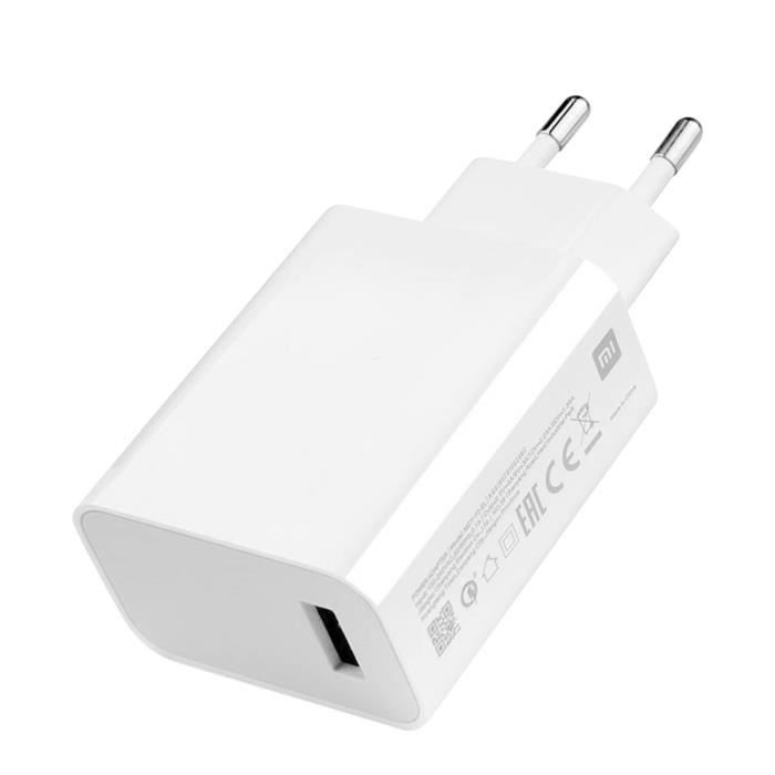 Adaptateur De Charge XIAOMI Fast Charge 33W Type-C/ Type-A - Blanc