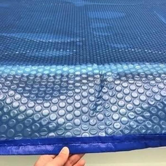 Couvercle Solaire Piscine Ronde – Diamètre ~160/210 Cm, PE Imperméable, Isolation Thermique, Anti-évaporation