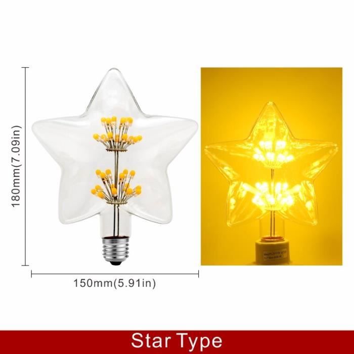 SAPIN DE NOEL,StarAmpoule Led Ciel Étoilé E27 3w Ac 110v 220v, Lampe