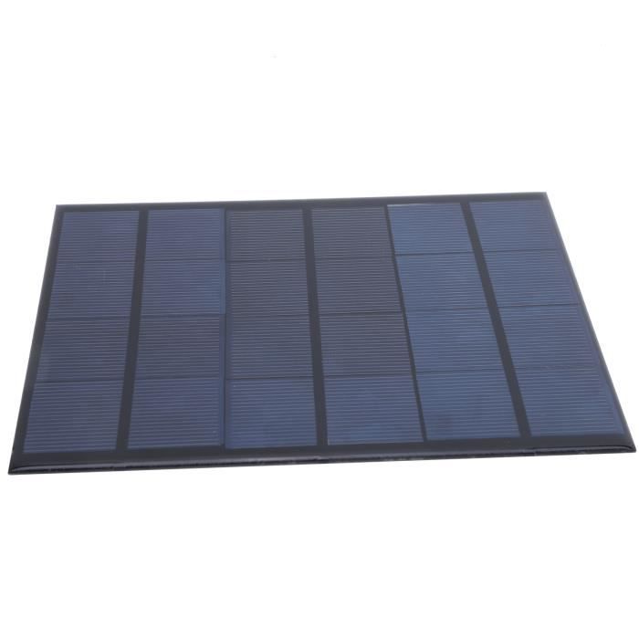ZJchao 3W 6V Solarpanel Polykristallin - 22x13,5cm Flexibel Leicht