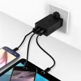 AUKEY Chargeur Secteur USB 3 Ports Universel Chargeur Mural 30W 6A Adaptateur USB Universel pour Apple iOS Android PA-U35-1