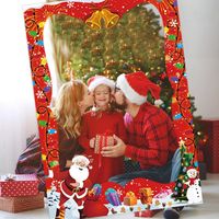 Lot De 24 Accessoires De Photomaton De Noël Avec Cadre