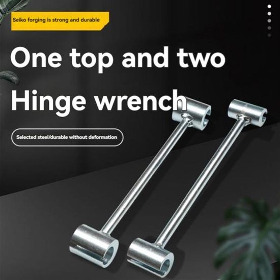 Lot De 2 Clés De Réglage De Charnière De Porte, Outil De